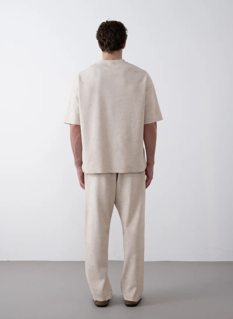 Marrakech Drawstring Casual Trousers for Men – Beige