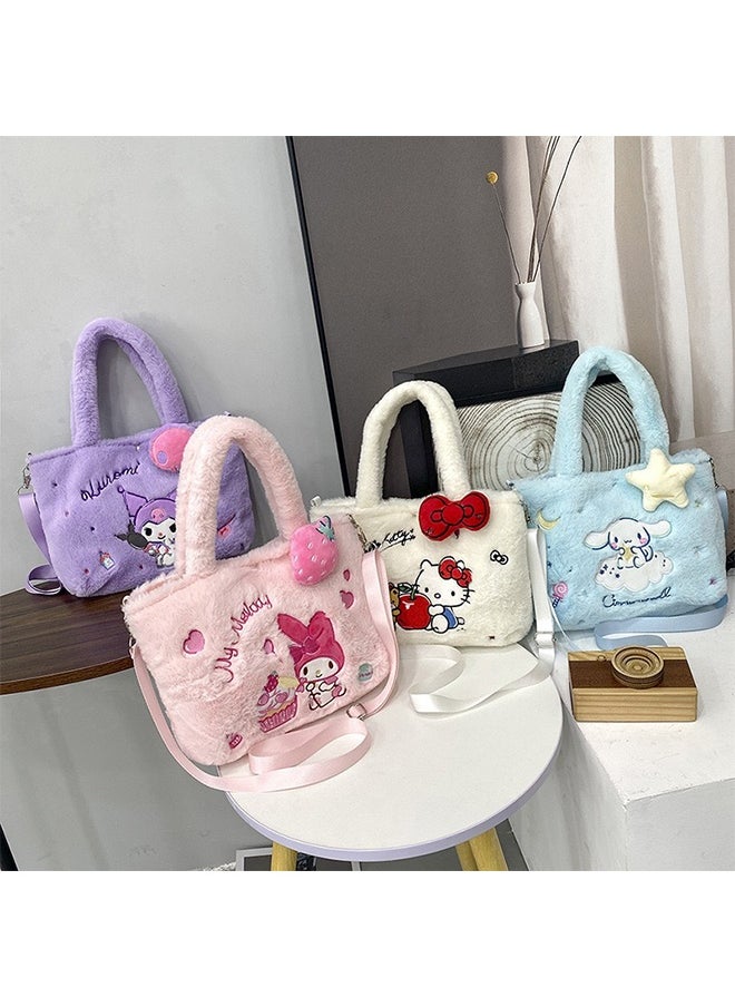 Sanrio Sanrio Plush Crossbody Bag With Adjustable Shoulder Strap  - Image 4