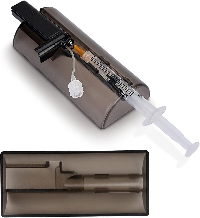 APDTEK أداة ملء خرطوشة مضخة Tandem tslim X2 ملحقات أداة ملء الأنسولين الدقيقة مع إمدادات لمرضى السكري ذوي الأيدي المرتعشة وضعف البصر باللون الأسود - Image 1