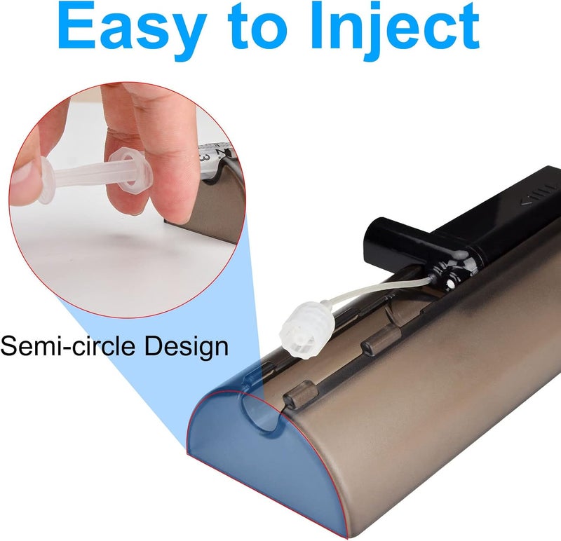 APDTEK أداة ملء خرطوشة مضخة Tandem tslim X2 ملحقات أداة ملء الأنسولين الدقيقة مع إمدادات لمرضى السكري ذوي الأيدي المرتعشة وضعف البصر باللون الأسود - Image 4