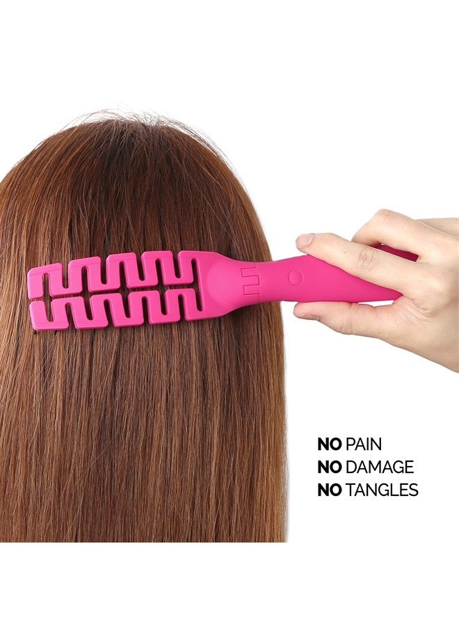 F3 Systems Folding Hair Brush with Mirror, Travel Folding Brush, Compact for Storage, Hair Brush Detangling Comb for Adult and Kids, Portable & Pocket Brush with Mirror, Healthy Shine, Wet & Dry Hair - Image 5