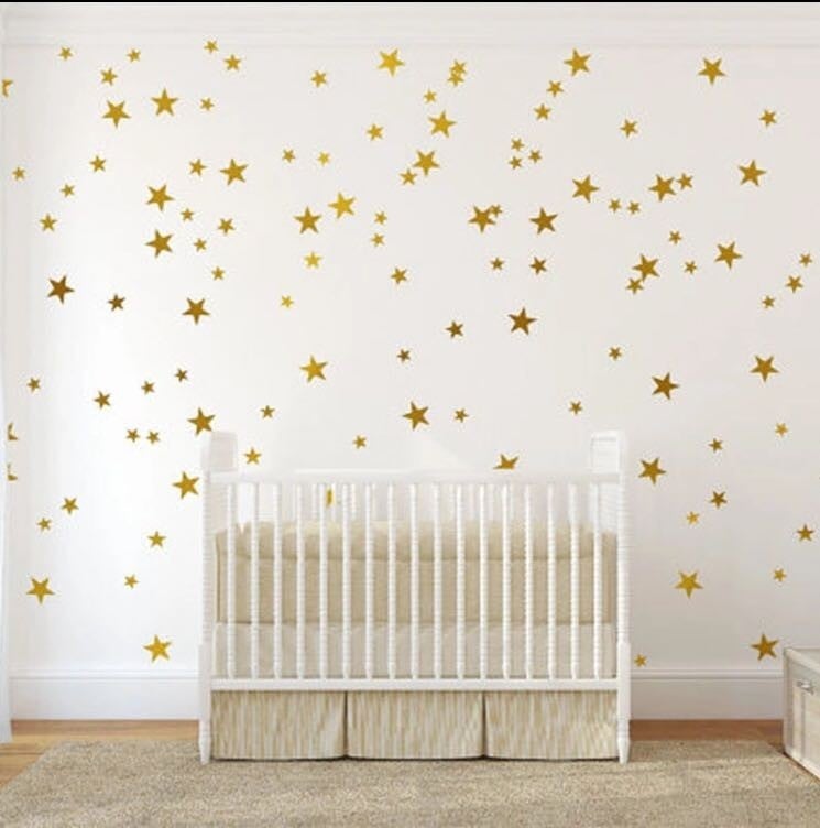 Decolight Decolihgt Gold Yellow Starburst Sticker  - Image 3