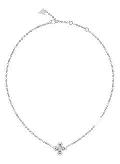 GUESS Ladies Silver Necklace 