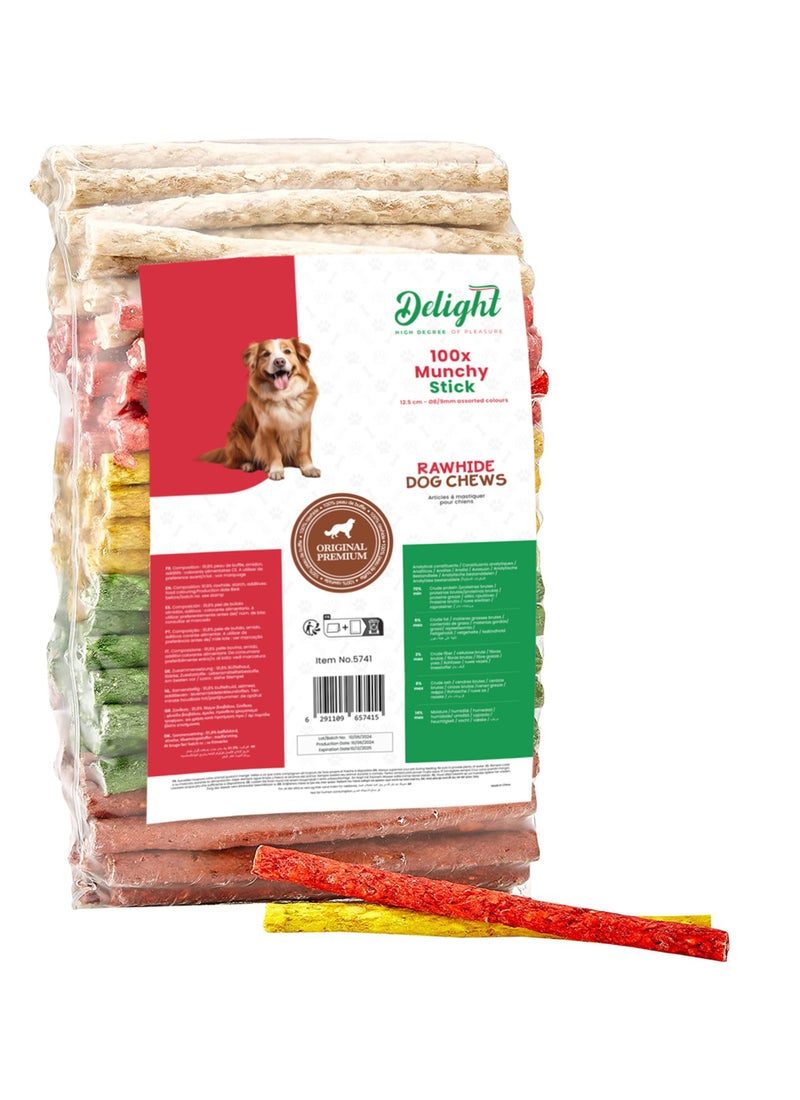 Delight Munchy Sticks Dog Chews 100 Pieces