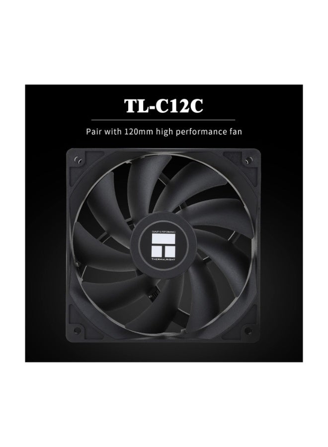 Thermalright Assassin X120 Refined SE LGA 1700 CPU Air Cooler,TL-C12C PWM Fan with 1550RPM, 148mm High CPU Cooling, 25.6DBa, for AM4/AM5/Intel LGA 1150/1151/1200/1700/1851 - Image 5