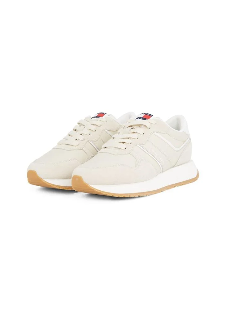 تومي جينز Logo Detail Lace Up Low Top Sneakers