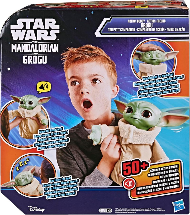 Star Wars The Mandalorian And Grogu Action Buddy Grogu Interactive Toy (25.4 cm) - Image 4