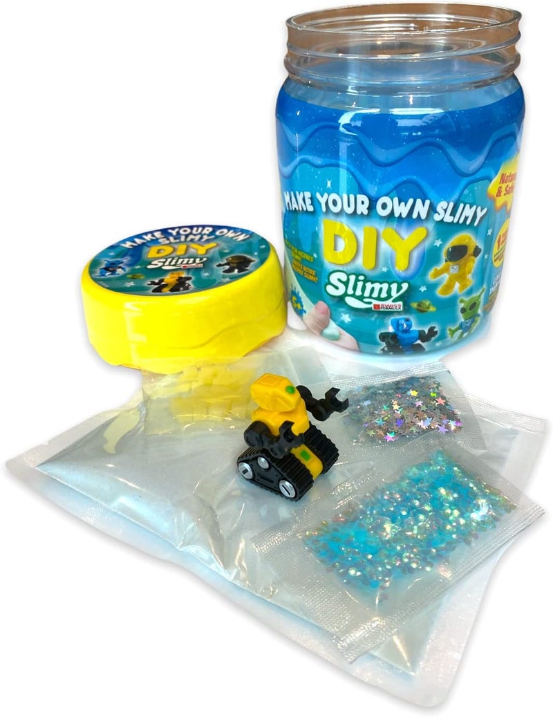 Slimy DIY Make Your Own Shake and Make Space and Aliens 500grams, Fun, Safe and Non-Toxic Slime Making Kit Toy - Image 4