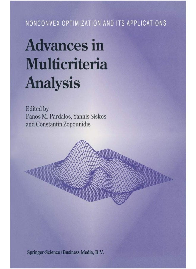 Advances in Multicriteria Analysis 