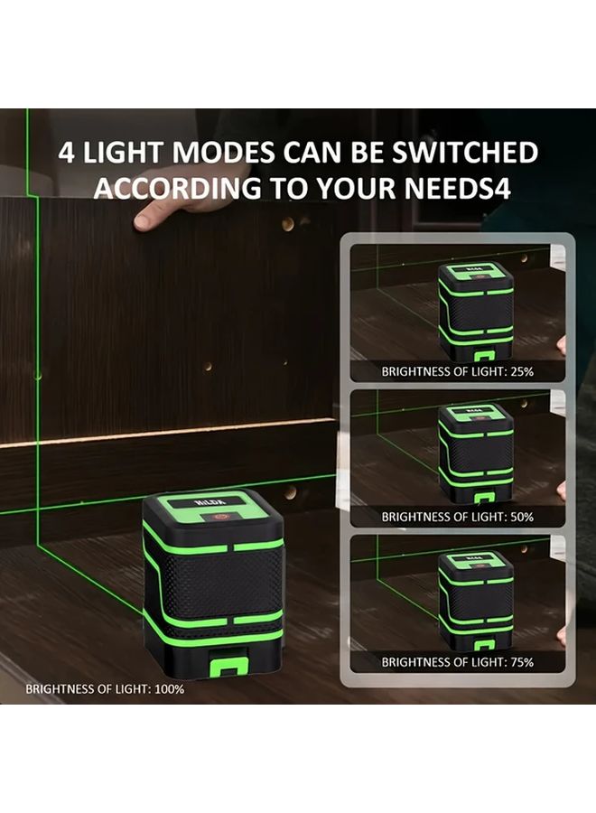 Green Laser Level with L Shaped Bracket Auto Leveling Horizontal Vertical Projection - Image 5
