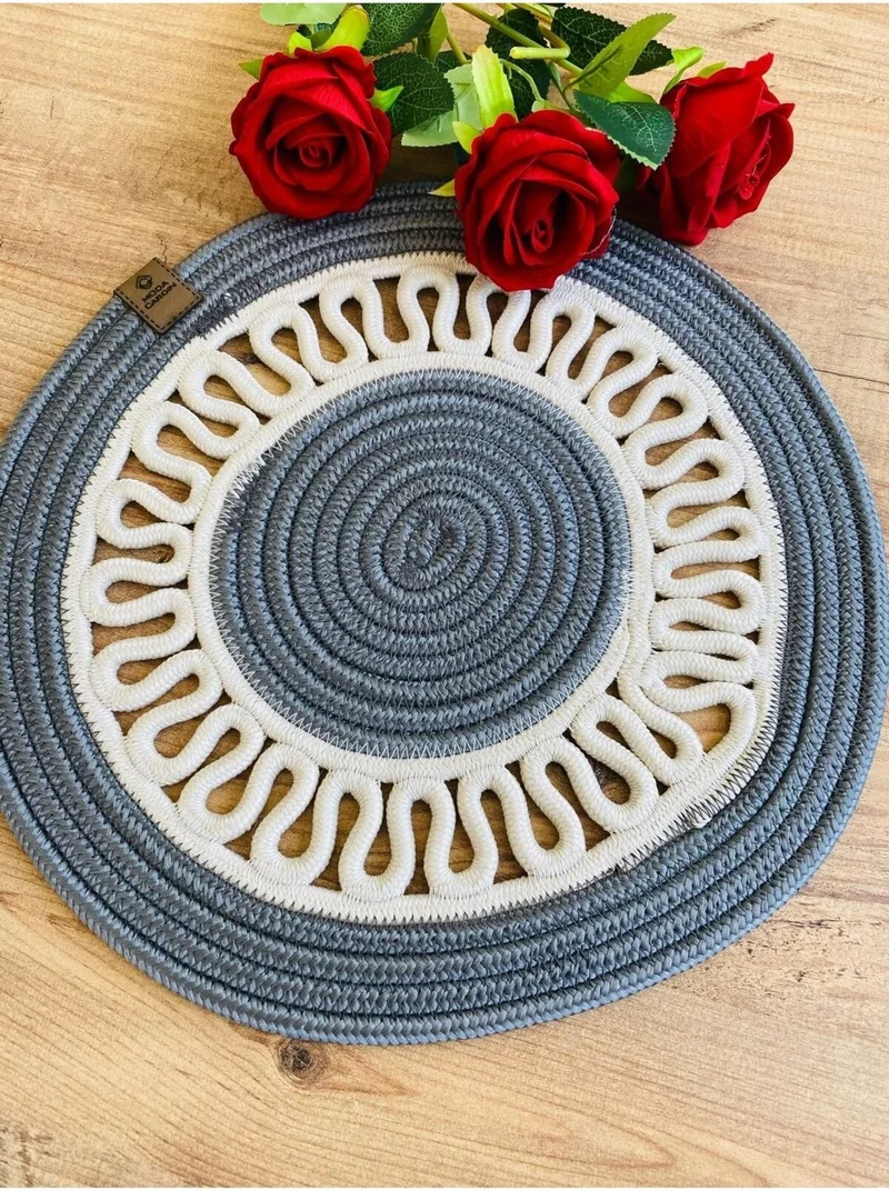 BDZ Deri BDZ Leather Jute Wicker American Service Mat