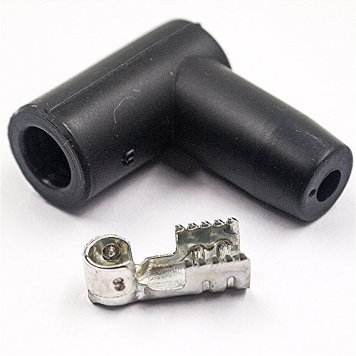 Anxingo Spark Plug Boot Terminal Kit - 90 Degree HEI Distributor and Coil Boot Ignition Wire (8-Pack) - Image 3