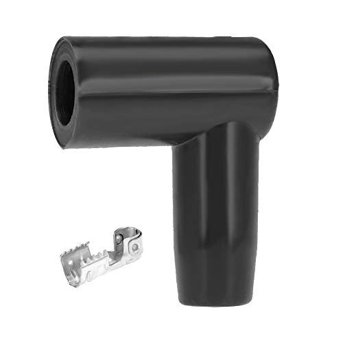 Anxingo Spark Plug Boot Terminal Kit - 90 Degree HEI Distributor and Coil Boot Ignition Wire (8-Pack) - Image 4