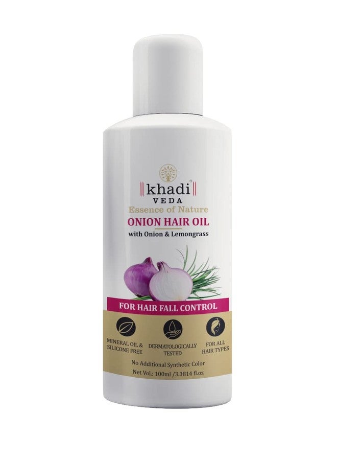 khadi VEDA Onion Hair Oil with Onion & Lemongrass 100 ml - Image 2