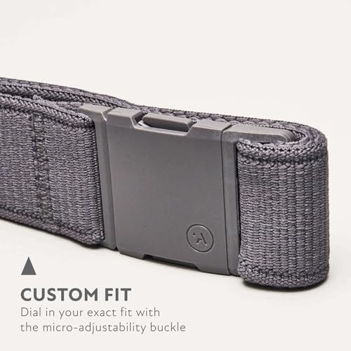 Arcade Belts A2 Atlas Unisex Adventure Belt: Heavy Duty Stretch, Metal Free Buckle, Charcoal - Image 3