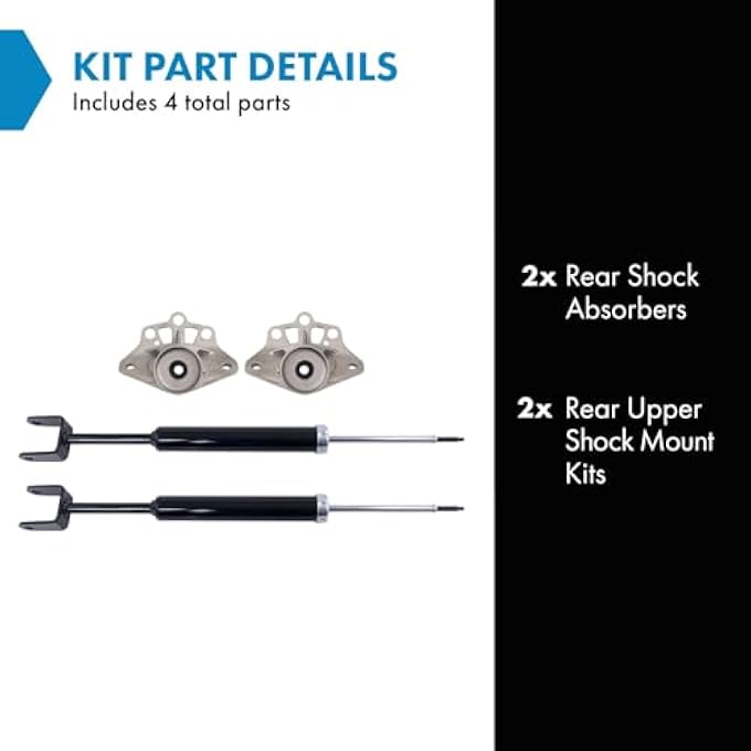TRQ Rear Suspension Kit Compatible With 20132016 Dodge Dart - Image 3