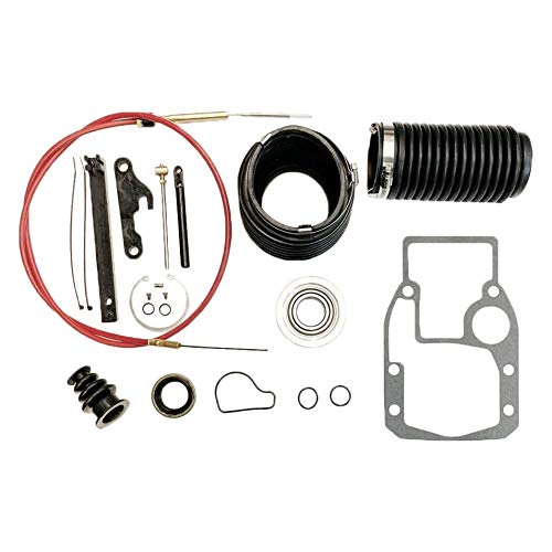 AA A.A Transom Bellow Shift Cable Kit, Snap Ring and Tool for OMC Cobra 18-2771, 3854270 - Image 5