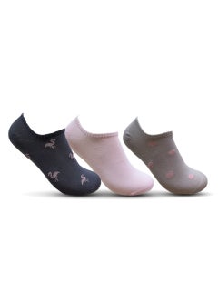 solo Women Low Cut Designed Pack3 