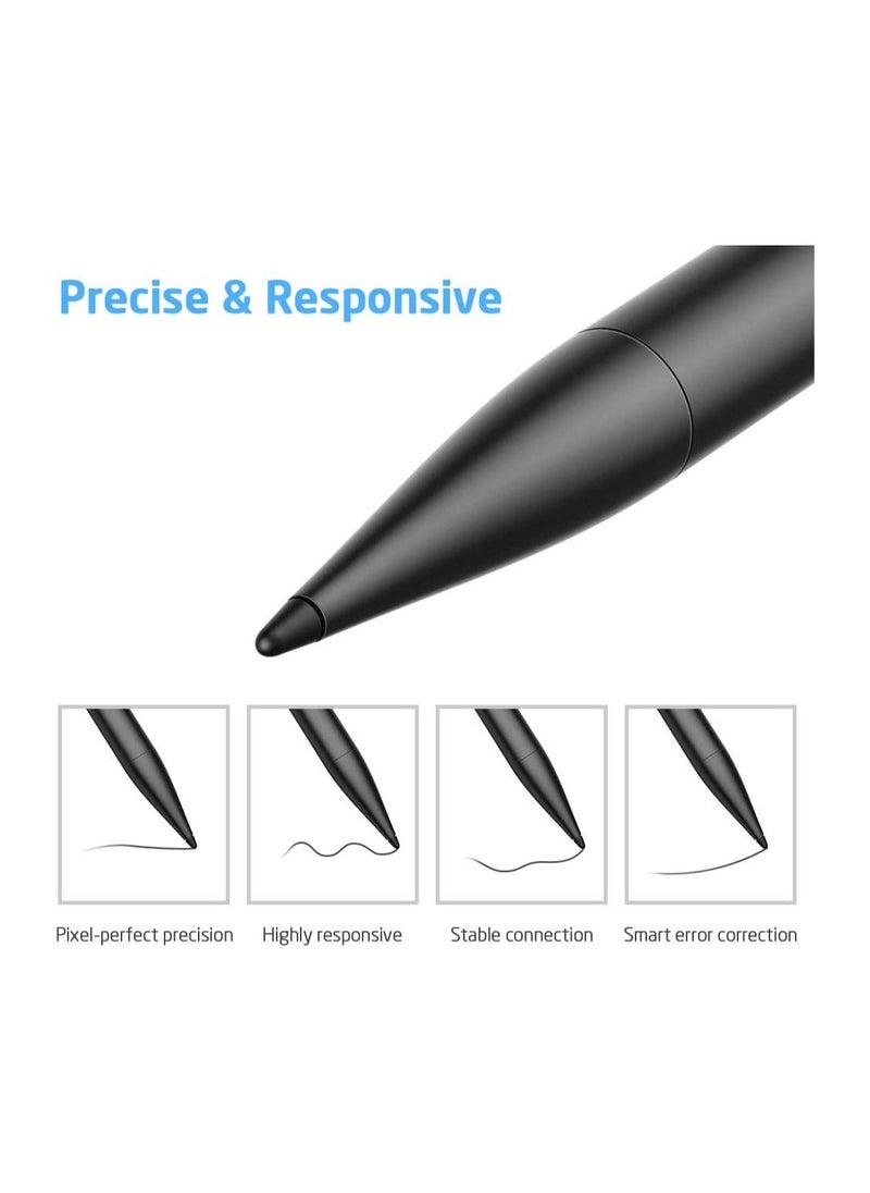 ESR - Esr Digital Pencil for iPad Active Stylus with Palm Rejection Precise & Rechargeable Ipad Pencil Compatible with Ipad Pro-Ipad-Ipad Air 3 Black - Image 1