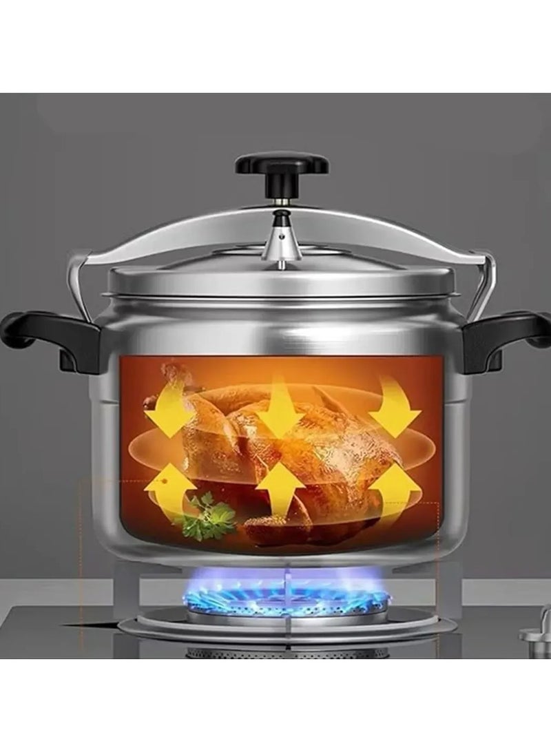 Aluminum Pressure Cooker 11L , Silver/Black - Image 4