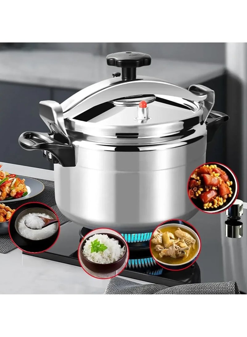 Aluminum Pressure Cooker 11L , Silver/Black - Image 5