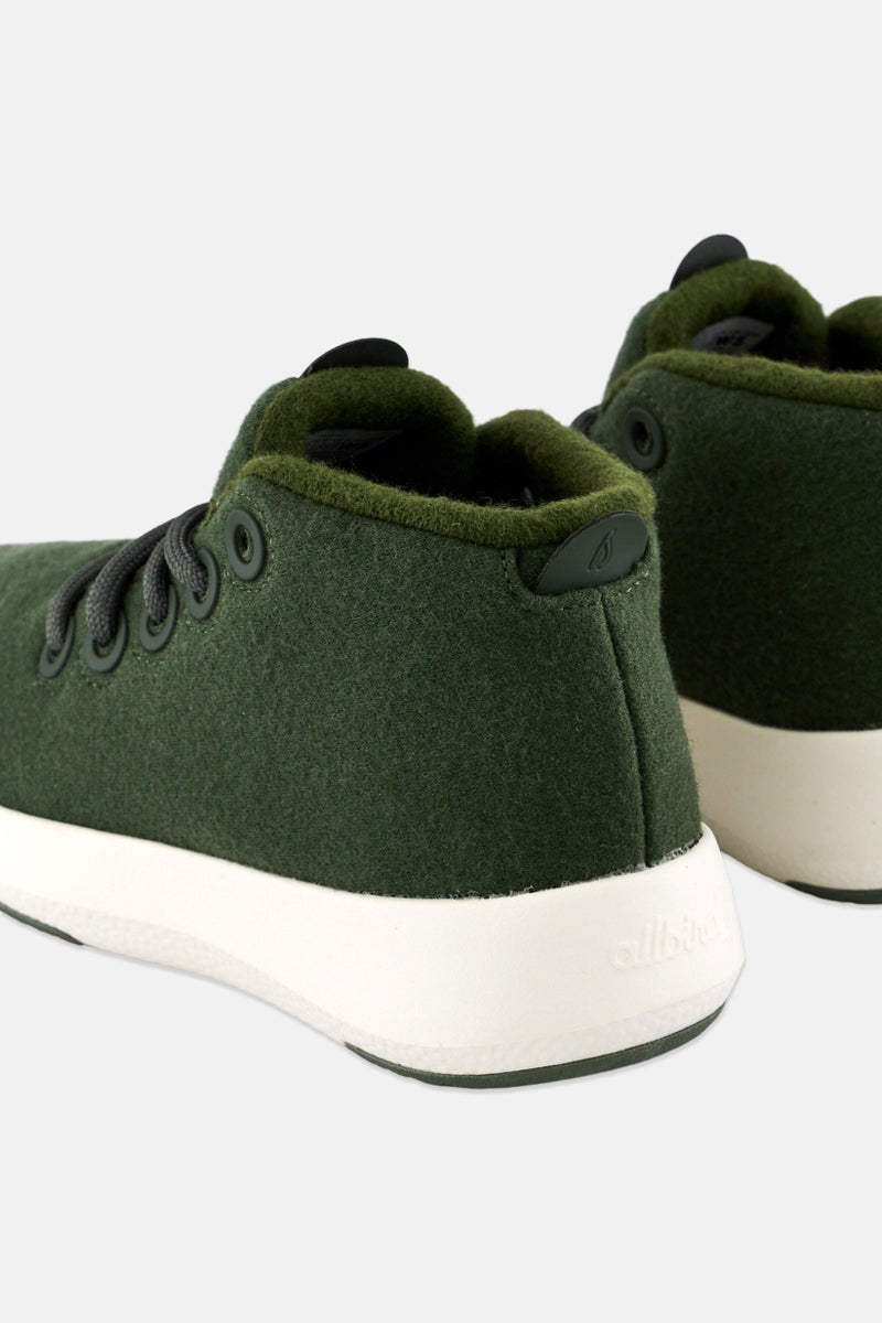 Allbirds Women Wide Wool Mizzle 2 Lace Up Running Shoes, Dark Olive - Image 2