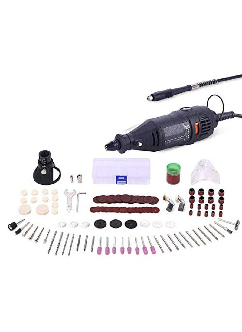 DIY Crafts DIY Crafts CTDIYHI54666 Rotary Tool Kit Flex Shaft Variable Speed Electric Engraver ToolsStorage Case Including MultiFunctional 105x Accessory Bits  - Image 1