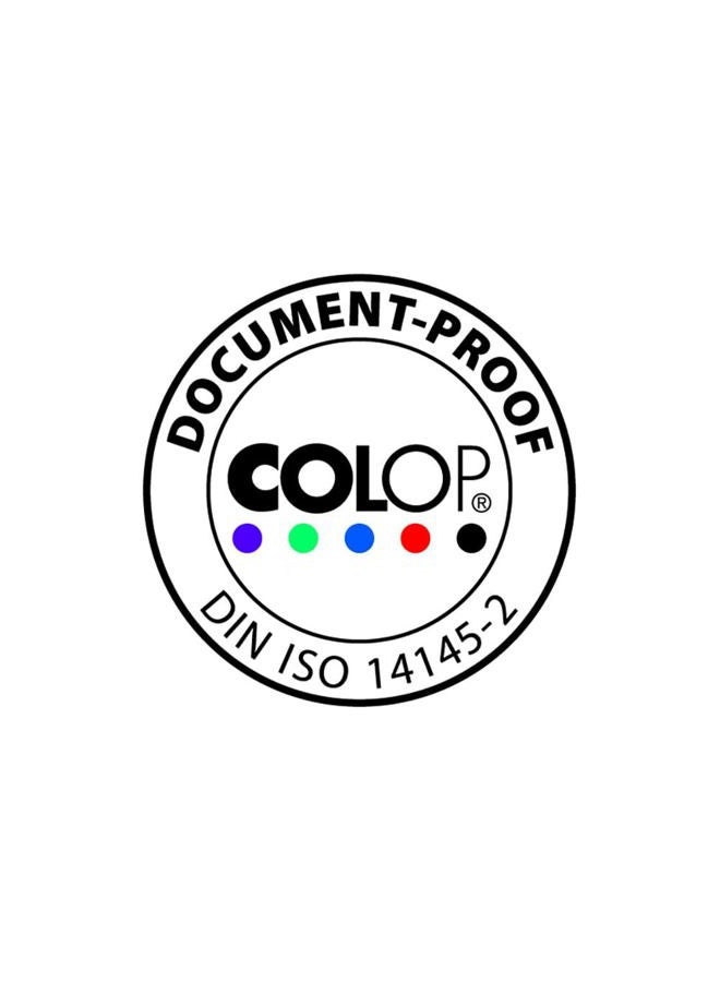 Colop Stamp Pad Ink 801 25Ml Blue, Water Based Refill Ink, 801Be - Image 3