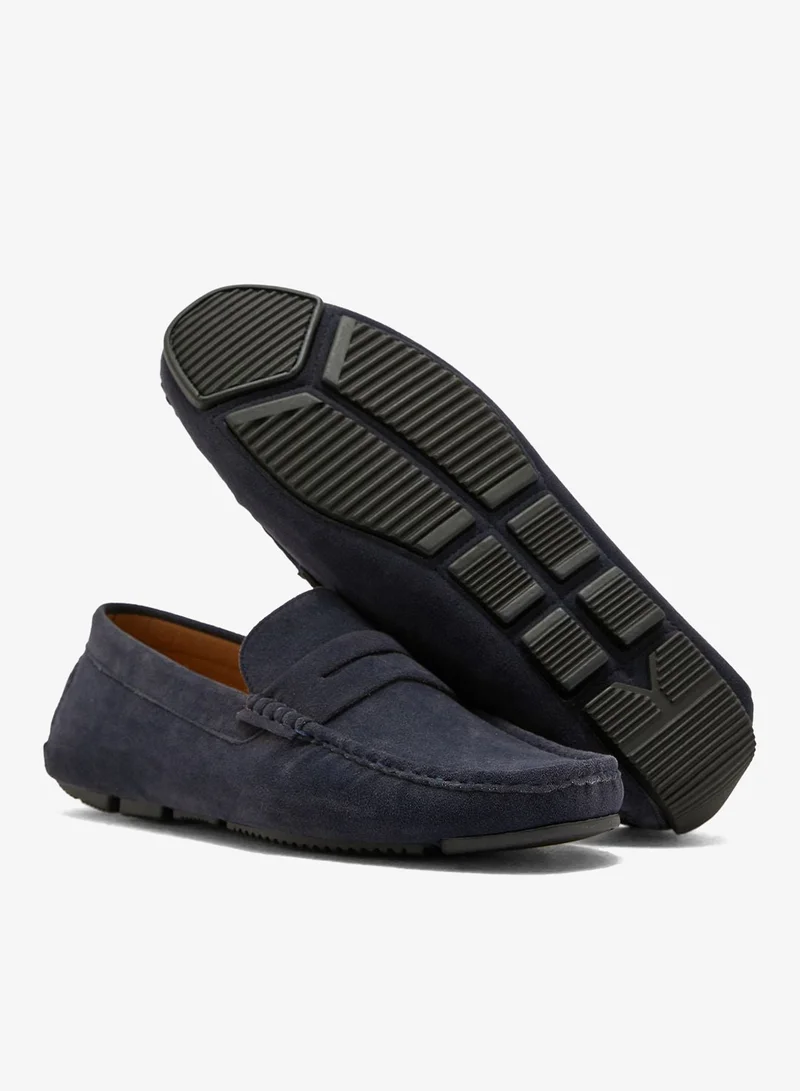 Robert Wood Faux Suede Loafers