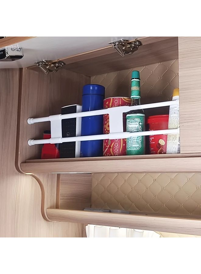 RV Cabinet Shelves Black Adjustable Refrigerator Panels Space Saving Design Removable Accessories For RV Modifications Wardrobe And Storage Solutions Durable Construction - Image 4