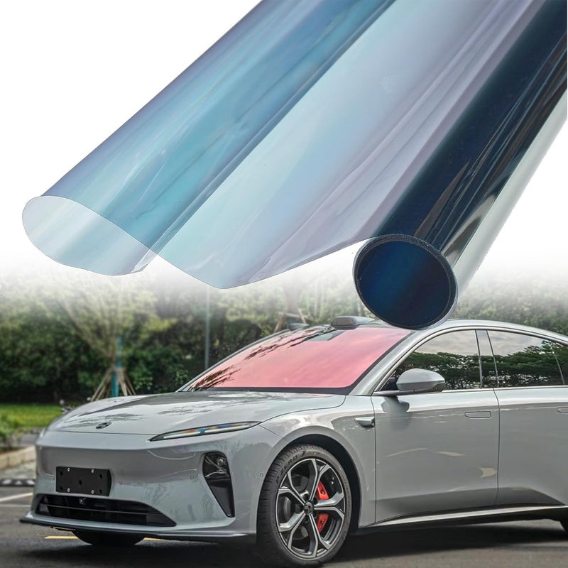AuMoHall Chameleon Red Blue Car Window Tint Film - Image 1