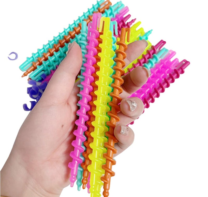 26 Pcs Plastic Hair Styling Curling Rollers with MediumLong Barber Hairdressing Tools for Women Ladies Girls 6 Inch