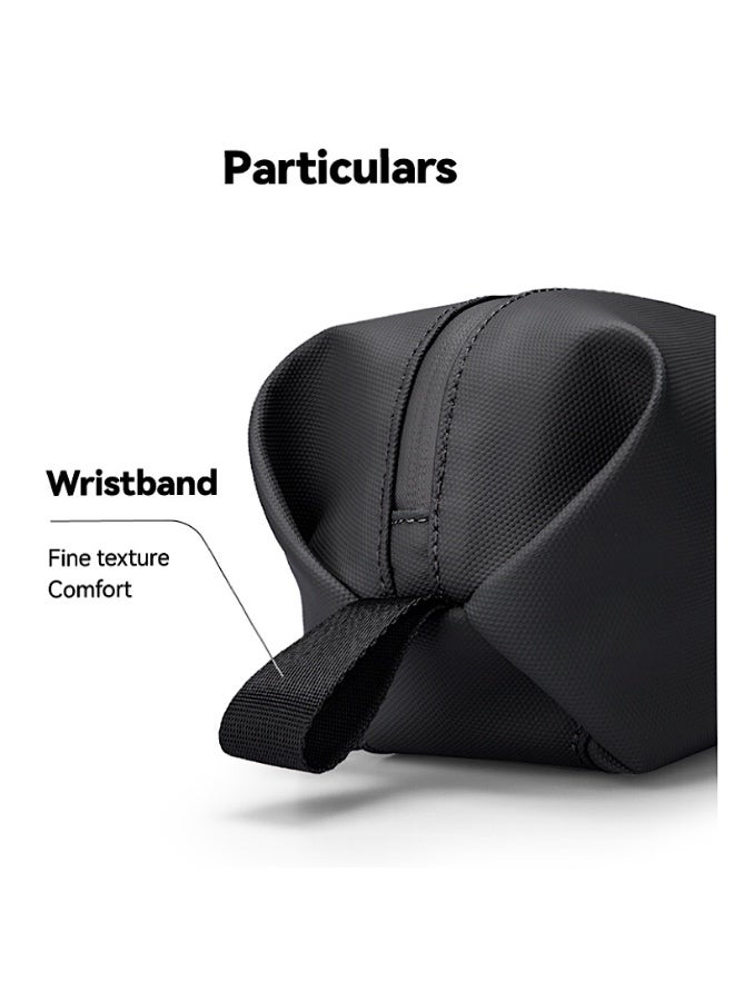 Mark Ryden MR-35 Black Travel Organizer Pouch – Lightweight Oxford Waterproof Tech Bag with Wrist Strap – Minimalist Storage for Cables, Gadgets, and Accessories - Image 5