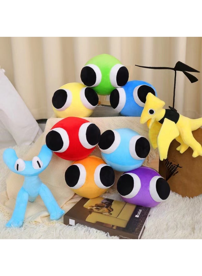 Cross Border Rainbow Friends Roblox Rainbow Friends Game Peripheral Plush Little Blue Man Doll-Color:Green Ant Head  - Image 2