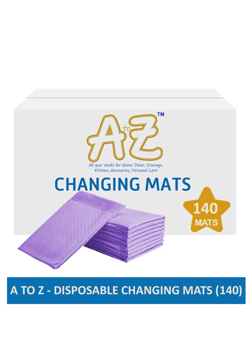A To Z - Disposable Changing mats (45x60cm) Large, Pack Of 140 - Lavender - Image 2
