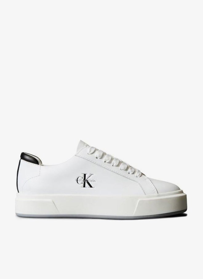 CALVIN KLEIN premier - leather signature trainers - Image 1