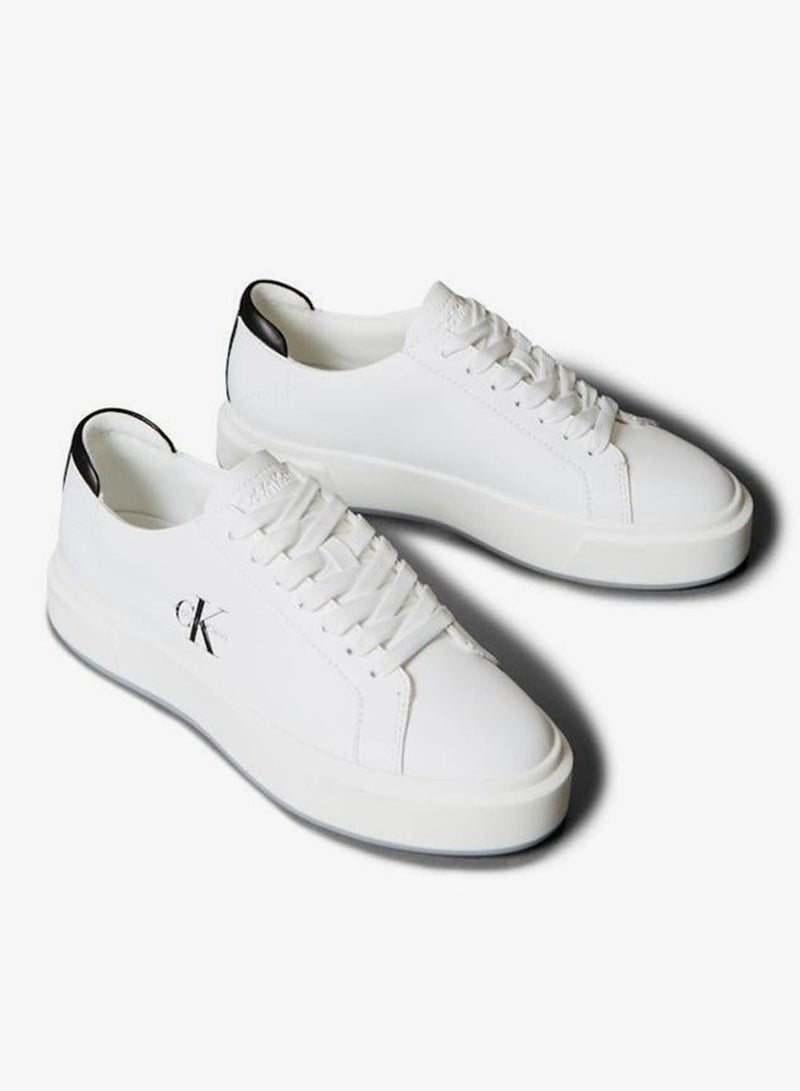 CALVIN KLEIN premier - leather signature trainers - Image 3