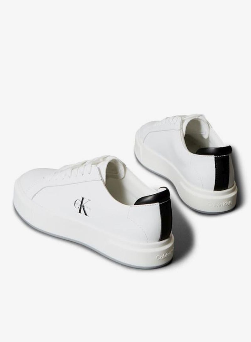 CALVIN KLEIN premier - leather signature trainers - Image 4