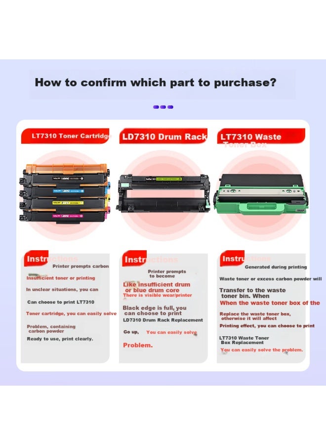 Befon Lt7310 Red Toner Cartridge Compatible With Lenovo Lt7310 Cm7310Dnw Cm7810Dxf Color Laser Printers - Image 4