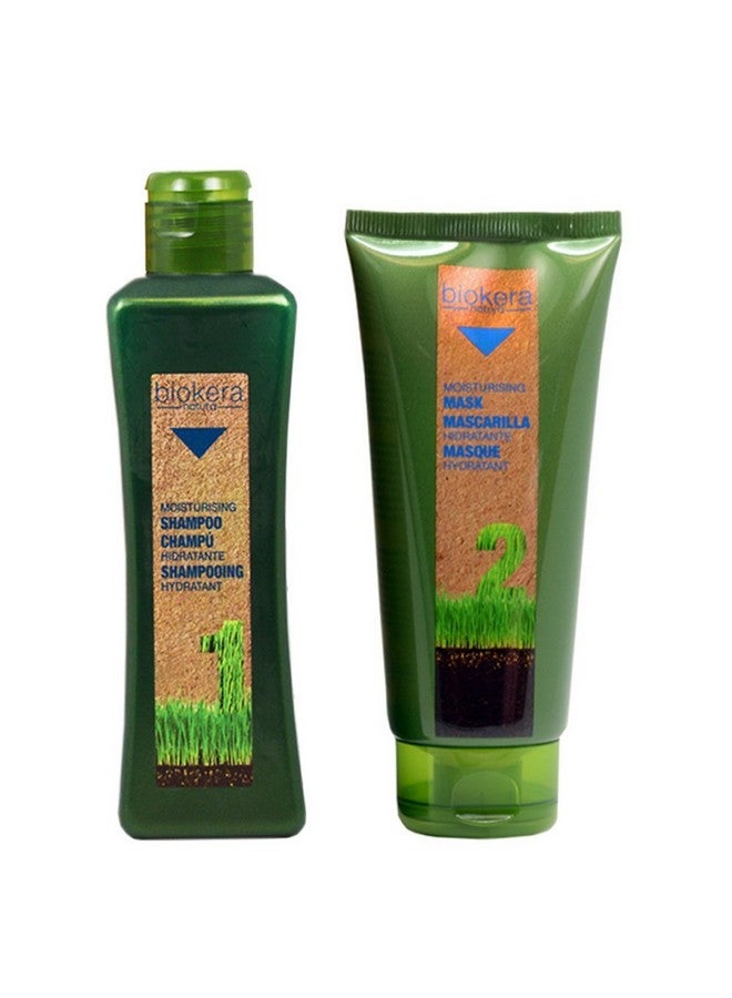 Salerm Biokera Natura Moisturizing Shampoo 10.8Oz & Mask 7.1Oz "Combo" - Image 1