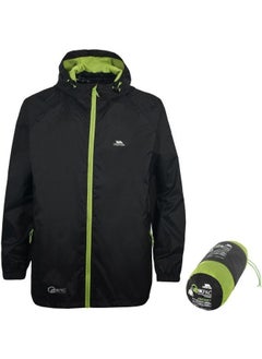 Trespass Qıkpac Jacket - Unisex Packaway Jkt TP75 Unisex Black Raincoat UAJKRAI10001-BLK  - Image 1