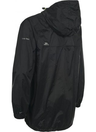 Trespass Qıkpac Jacket - Unisex Packaway Jkt TP75 Unisex Black Raincoat UAJKRAI10001-BLK  - Image 2
