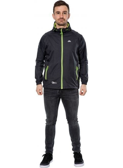 Trespass Qıkpac Jacket - Unisex Packaway Jkt TP75 Unisex Black Raincoat UAJKRAI10001-BLK  - Image 3