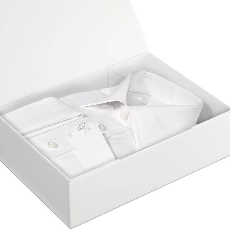 ROSTELACK White Gift Box 11.9" x 8.5" x 3.3" with Magnetic Closure Lid for Presents,Bridesmaid Gifts Boxe,Cute Box,Birthday Gift,Luxury for Gift Packaging, Magnetic Gift Boxes for Wrapping Gifts - Image 4