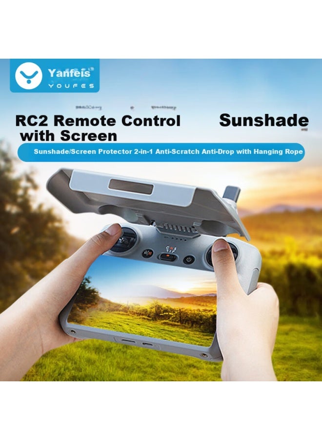 Youfes Yangfeisi Light-blocking Protective Cover For Dji Remote Controller, Suitable For Mini4pro/flip/rc2 With Screen, Air3s Drone Accessory Propeller Blade Protection Cover - Image 1
