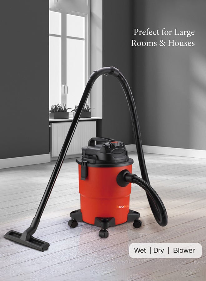 KOOLEN Wet And Dry Vacuum Cleaner 20 L 1600 W 806101004 Red - Image 4