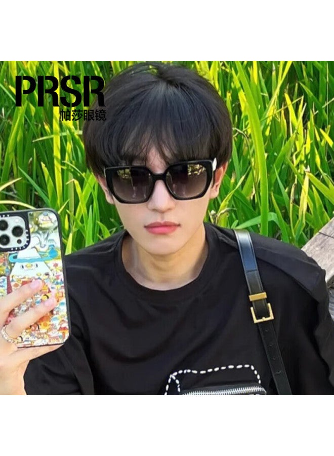 Prsr Vintage Women's Oversized Sungl Fashion Uv Protection Driving Shades Ps3021 Gray Lens-b