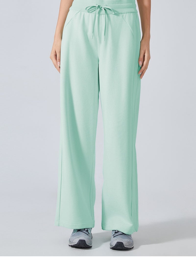 Fashionable And Versatile Sports High Waist Slimming Casual Loose Wide Leg Pants Yoga Pants - Image 1