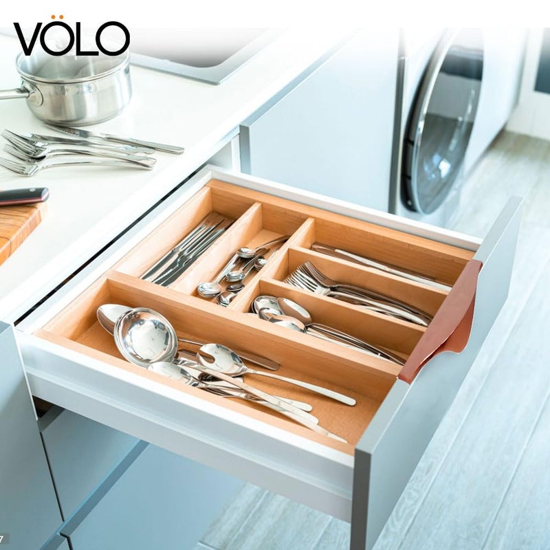 Volo VOLO 6 Inch Aluminium Kitchen Profile Handle Sleek and Durable Handle for Modern Kitchen Drawers Cabinets and Furniture Pulls 128mm 2 Rose Gold  - Image 3