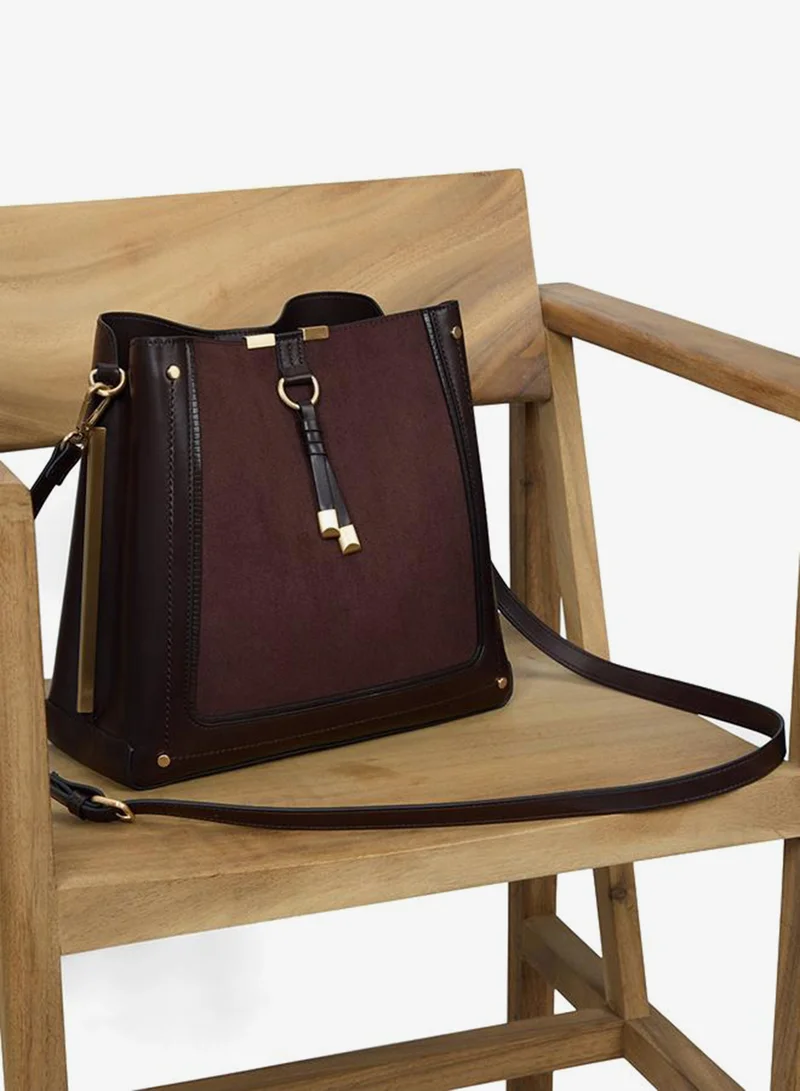 Aldo  Nalyania Ladies Brown Bucket Bag for Women | Best Price UAE